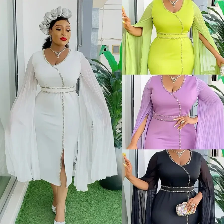 Африканские вечерние платья для женщин элегантное летнее африканское