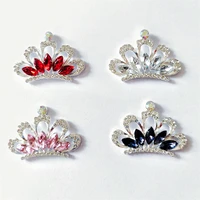 summer sweet alloy diamond button for women brooch crown buttons clothing accessories