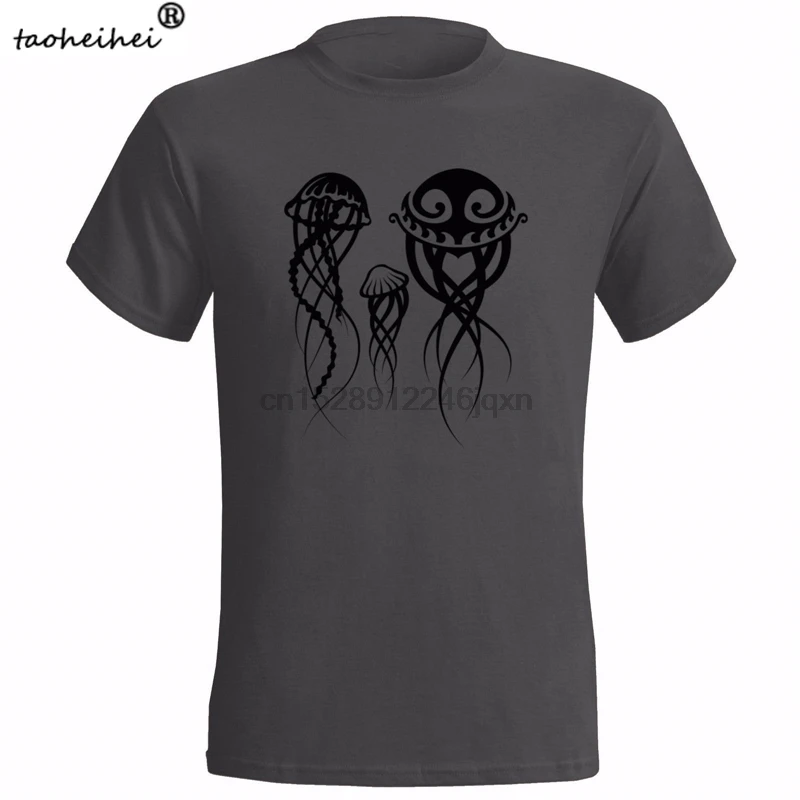 Jellyfish Этническая художественная Мужская футболка тату племя маори Ruatapu новая