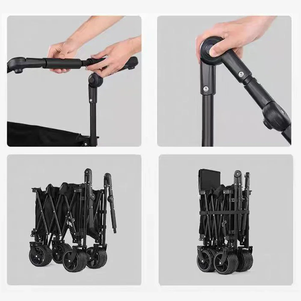 Регулируемая ручка для вагона съемная Складная из углеродистой стали удобный