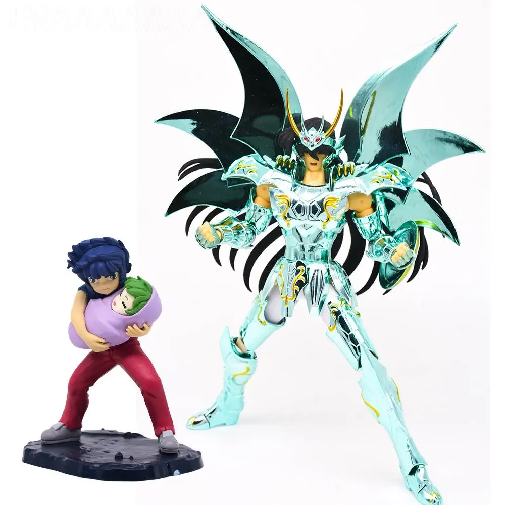 In Stock MST Saint Seiya Myth Cloth EX/EXM Dragon Shiryu God V4 With Ikki Hug Shun Baby Knights of the Zodiac Action Figure Toys