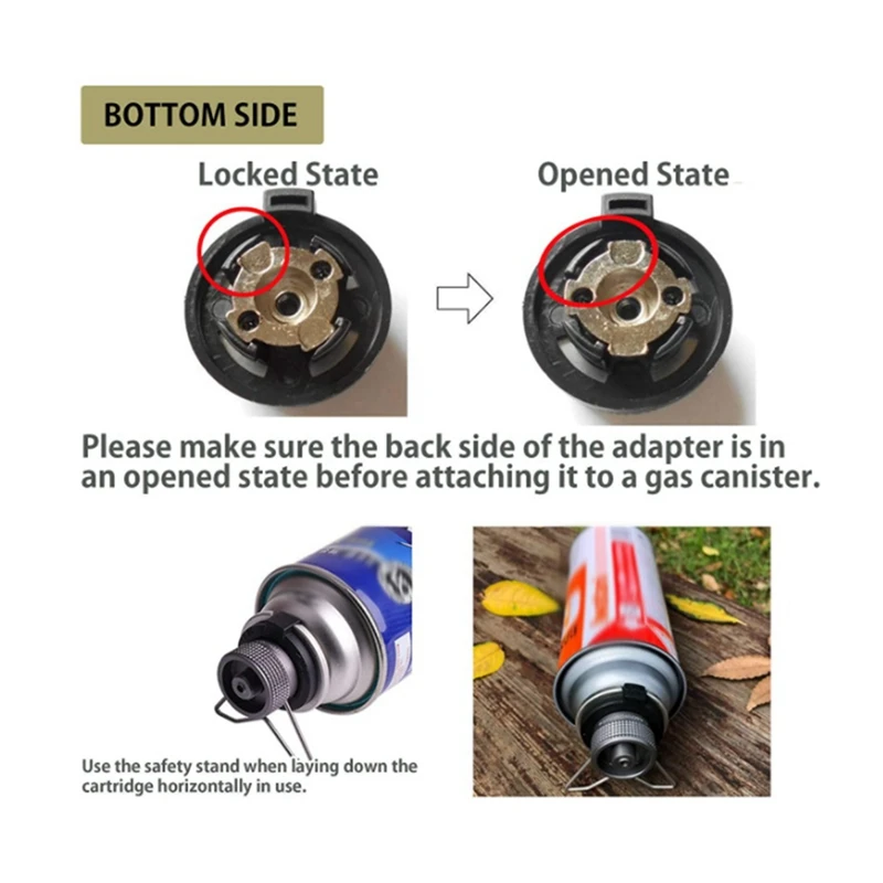 Ipb Adapter With Bracket Long Gas Stove Input: Butane Tank Output: En417 Lindal Valve