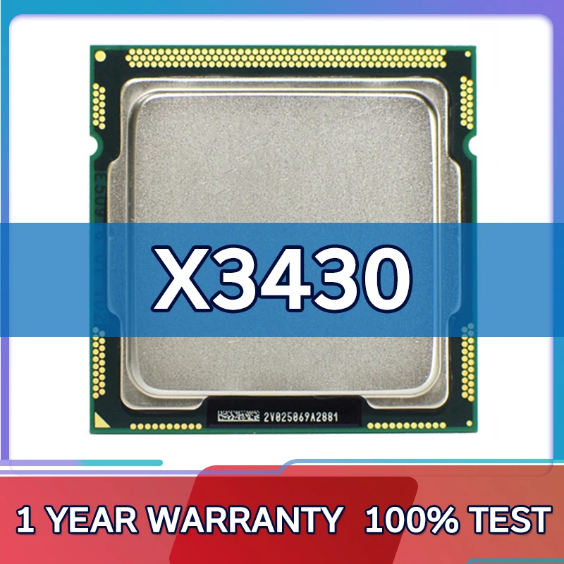 

Бывший в употреблении X3430 четырехъядерный 2,4 ГГц LGA 1156 8M кэш 95 Вт настольный процессор