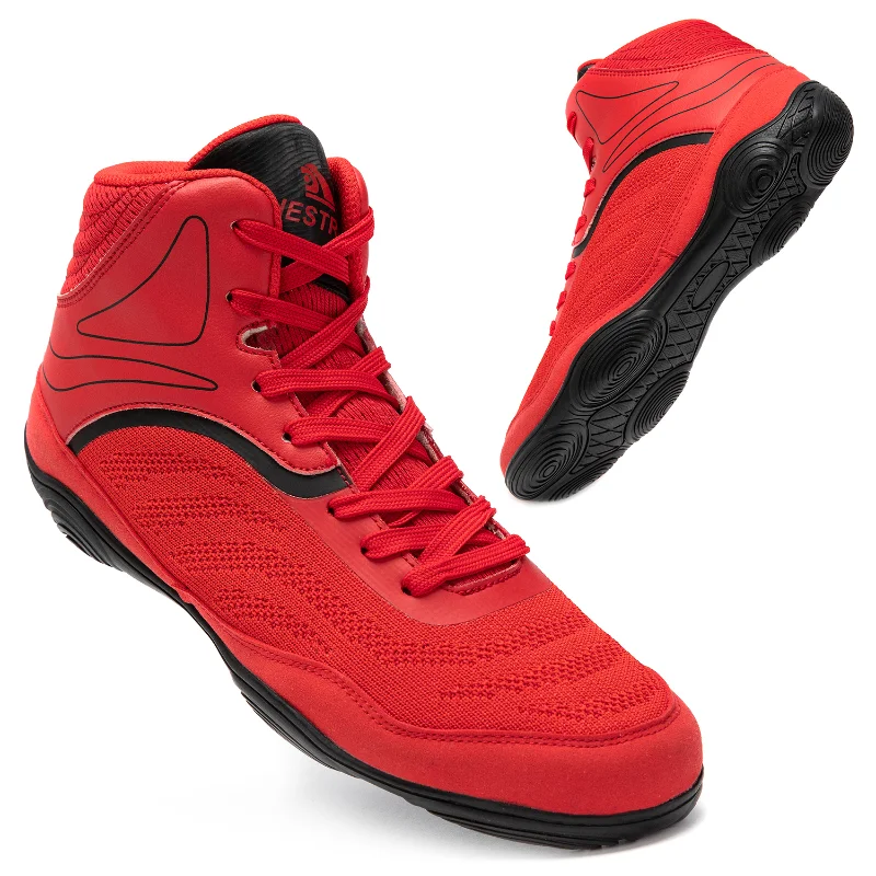 

Боксерские кроссовки, профессиональная обувь для борьбы, Нескользящие, для мужчин и женщин, большие размеры 40-47