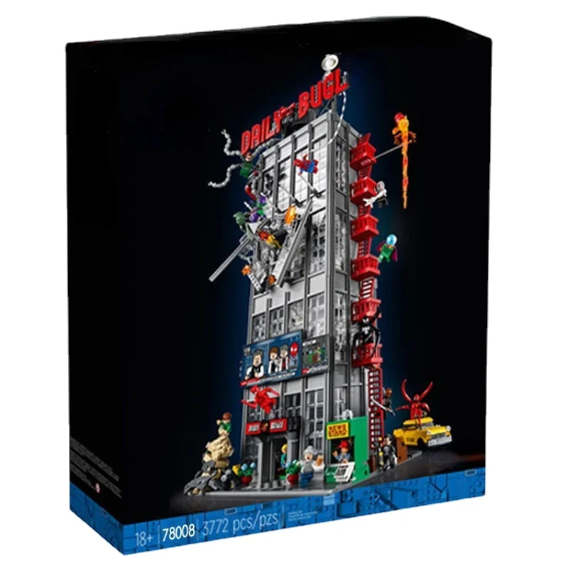 

3772 PCS The Daily Bugle Building Classic Difficulty Building Blocks Compatible 76178 Gifts For Children No original box