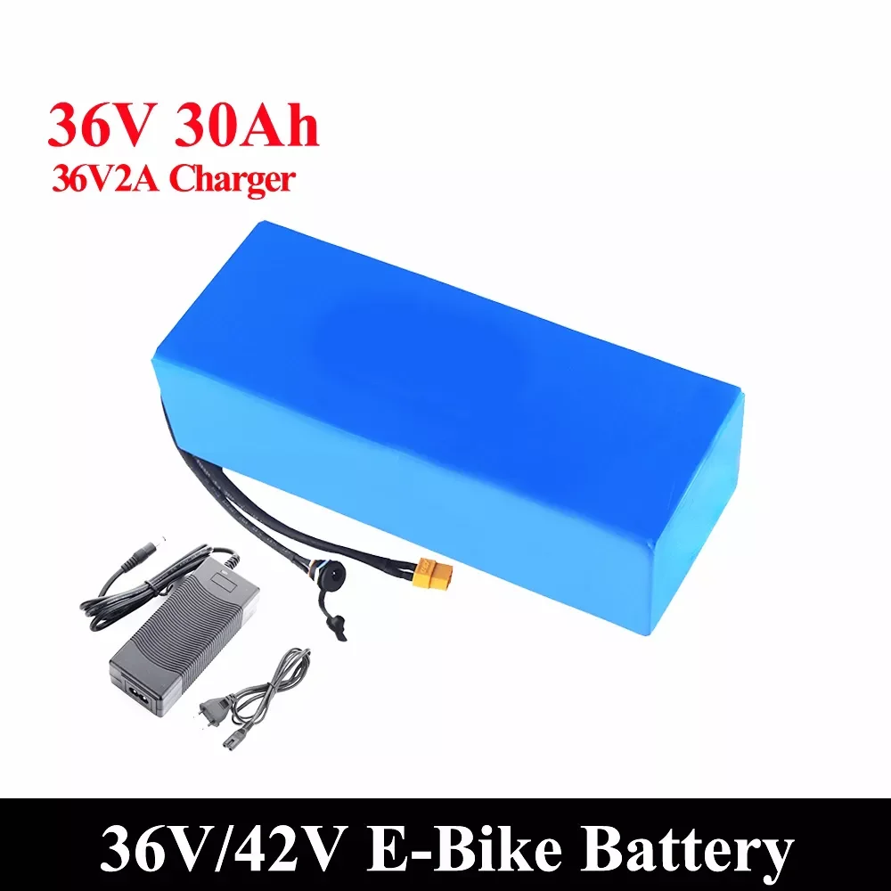 

36V 20Ah 30Ah 25Ah 15Ah 18650 2000W Lithium Battery Electric Motorcycle Bicycle Scooter with 30A BMS 42V 2A Charger CE