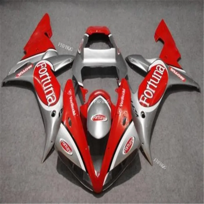 

Индивидуальные комплекты обтекателей для мотоциклов, подходят для YAMAHA 2002 2003 YZFR1 02 03 YZF R1, спортивные обтекатели, красные, серебряные части тела