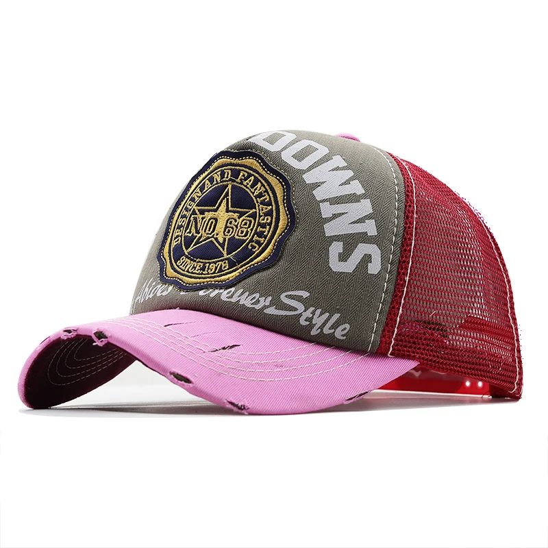Бейсболка для рыбалки мужчин сетчатая Кепка женщин Snapback шапки Bone Casquette хип-хоп