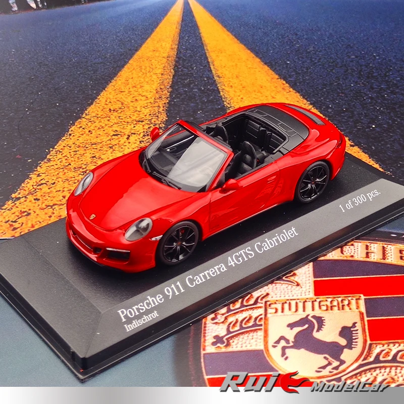 

1:43 Mini Cut 911 CARRERA 4GTS CABRIOLET 2017 Simulation car model