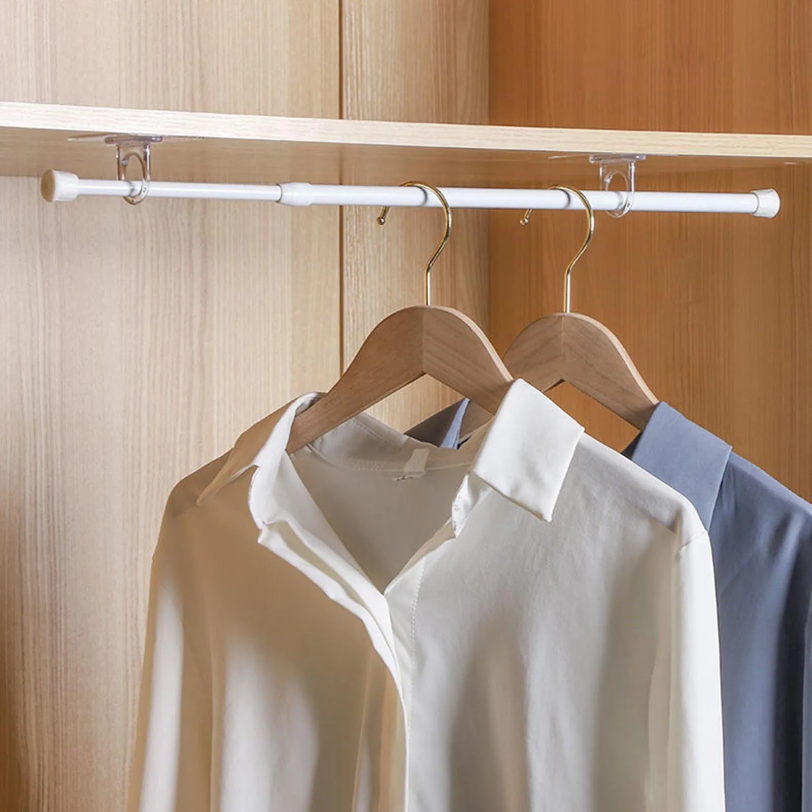 

Circular Hook, Curtain Rod Bracket, Perforated Hanger, Kitchen And Bathroom Wall Rack Significant Waterproof Hooks For Home