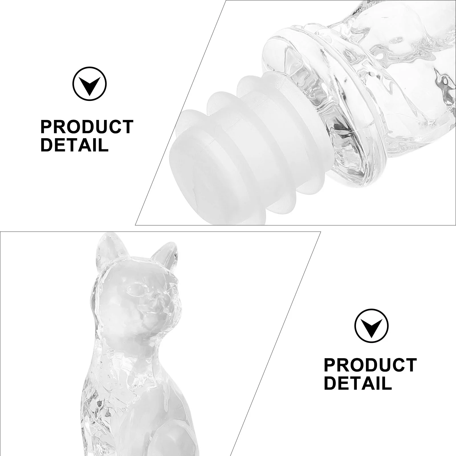 Пробка для бутылки с изображением кошки силиконовая пробковая пробка