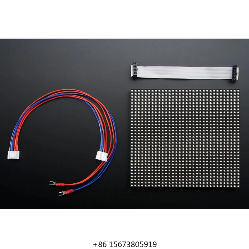 Фото Модуль светодиодного экрана P4.81 SMD 250*250 мм для наружного применения, матричная светодиодная панель для уличных экранов №1