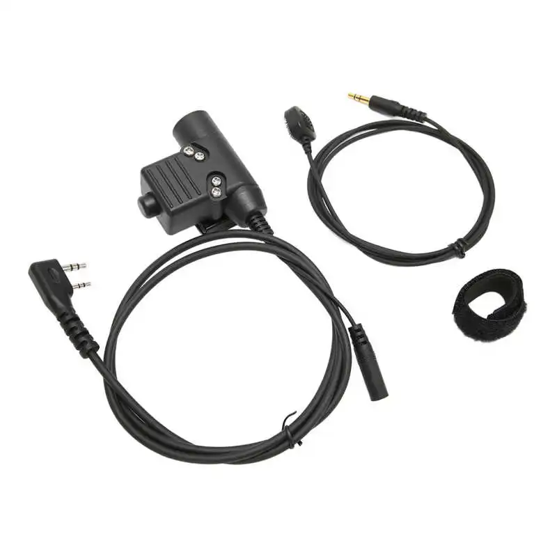 

U94 PTT U94 + Finger Microphone PTT High Strength for K Head Walkie Talkies