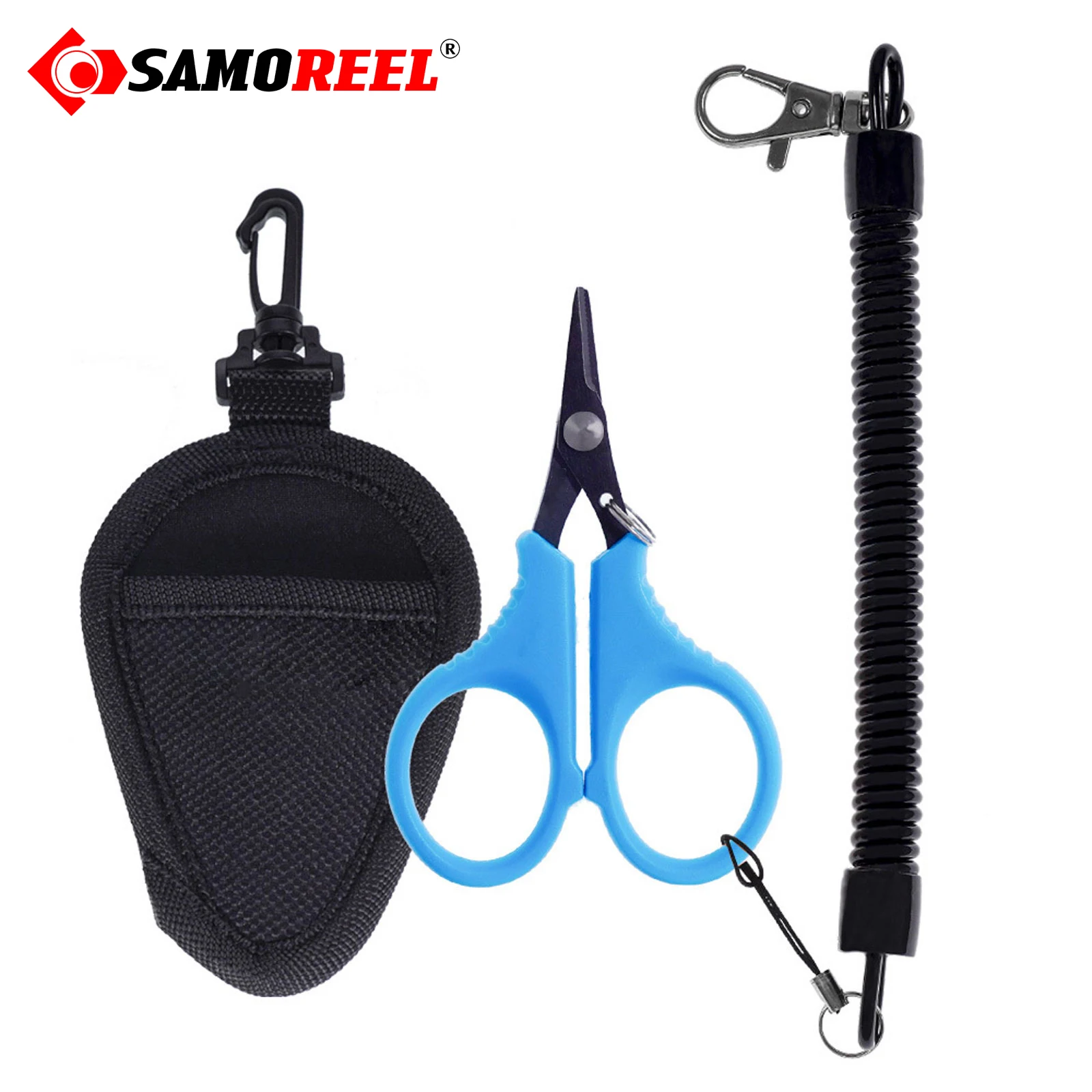 

2023 Multifunctional 420 Stainless Steel Fishing Scissor Retractable Badge Holder Portable Scissors Cut Pe Braid Line Lure Tools