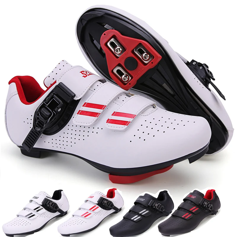 Кроссовки мужские из углеродного волокна с замком для езды на велосипеде