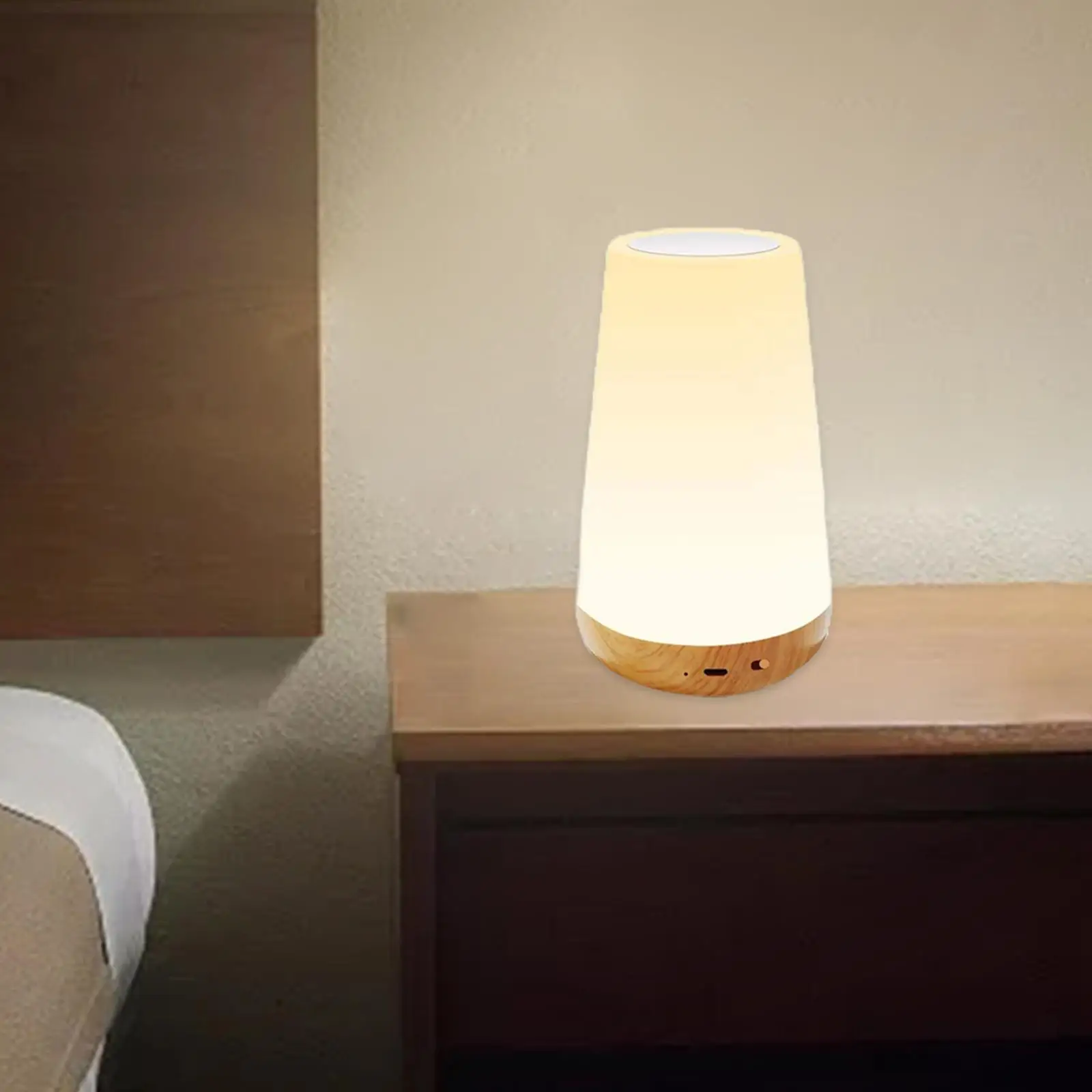 

Remote Touch Dimmable USB Table Lamp Baby Room Sleeping Bedside Night Light