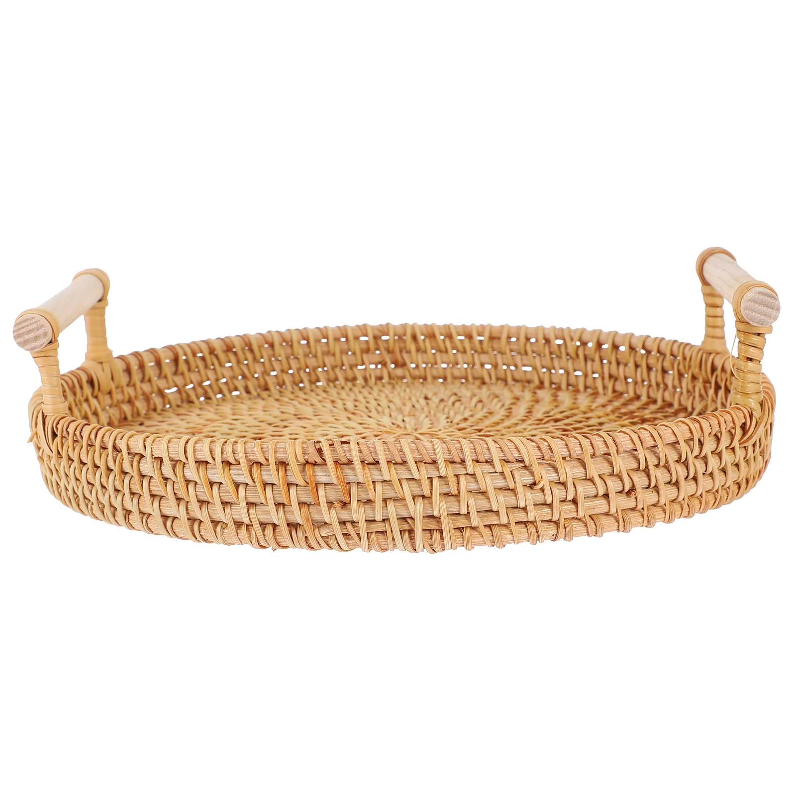 

Rattan Breads Basket Sturdy Beautiful Useful Vegetable Basket Storage Container Kitchen Organizer