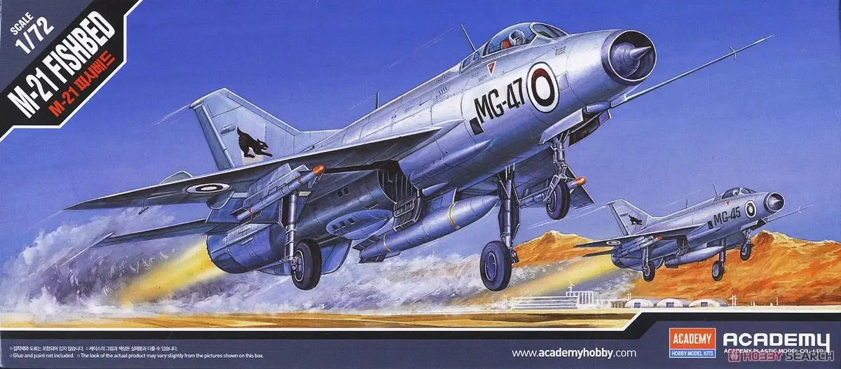 Академия 12442 1/72 MiG-21MF Fishbed (пластиковая модель)