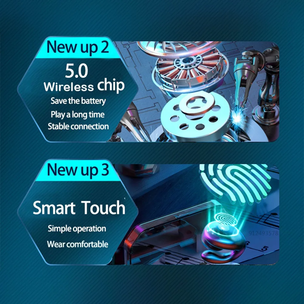 Новинка 2023 Беспроводная Bluetooth-гарнитура TWS стереонаушники с костной