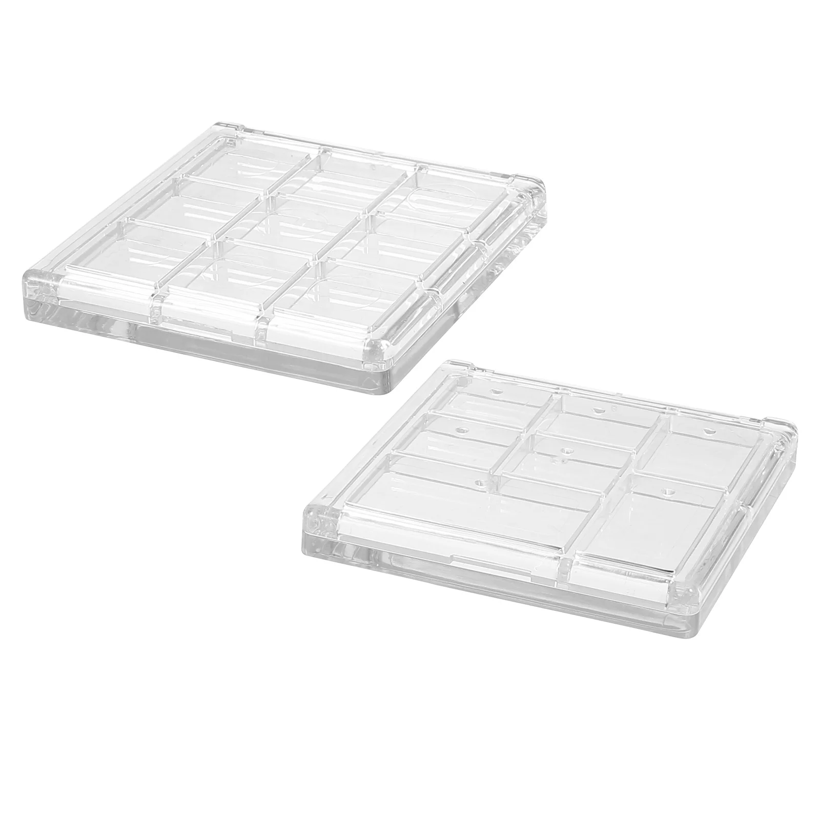 

4 Pcs Concealer Makeup Containers Lipstick Powder Box Magnetic Travel Containers Eyeshadow Palette Contouring