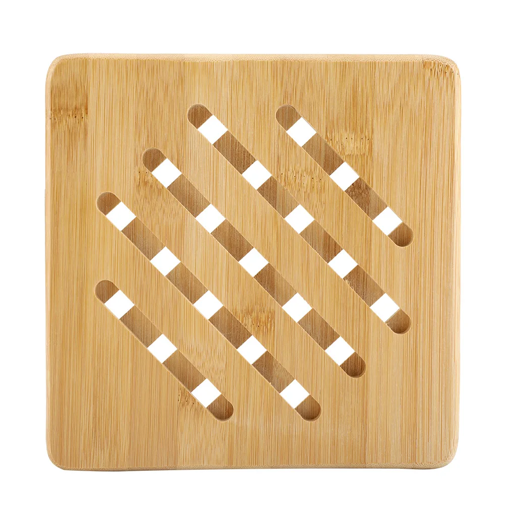 

Bamboo Cup Pot Dish Pad Holder Heat Resistant Table Mat Placemat S
