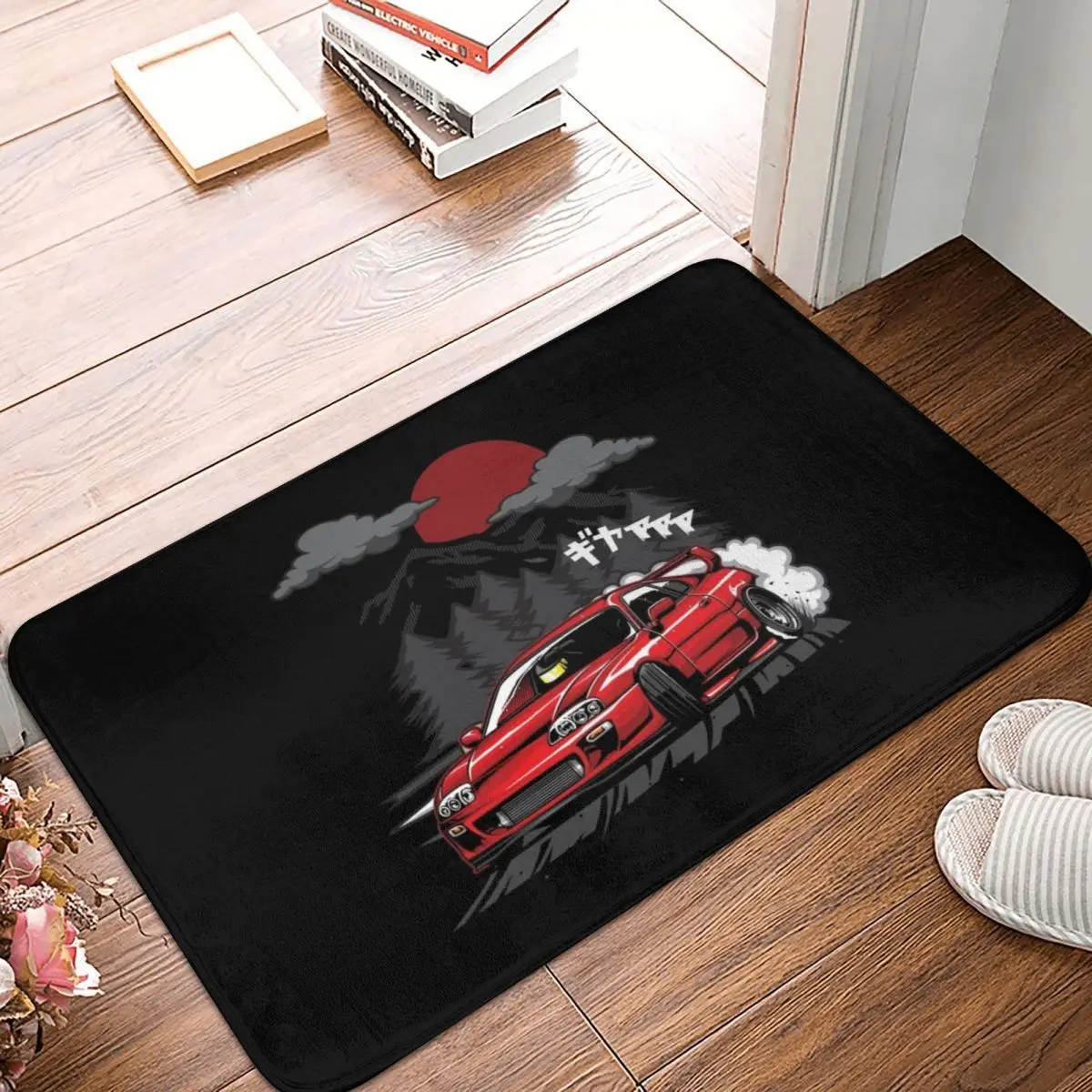 

Toyota Supra MKIV коврик у двери ванной, Япония, искусственный ковер, Декор, вход, гостиная, домашняя кухня, ванная комната, противоударный Туалет