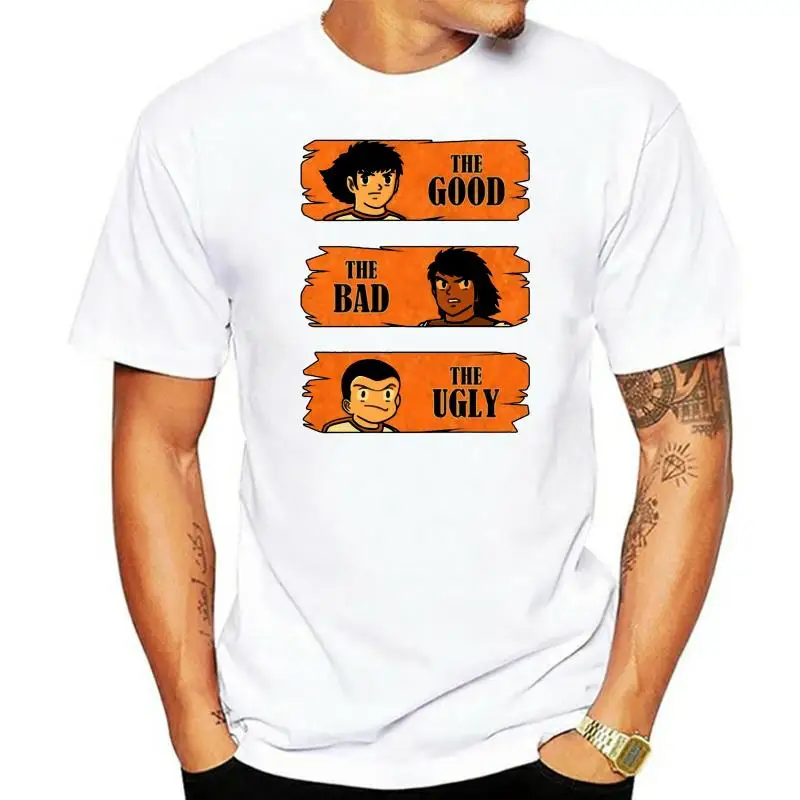 

100% Cotton Captain Tsubasa T Shirt Man Round Neck Design Tee Shirts