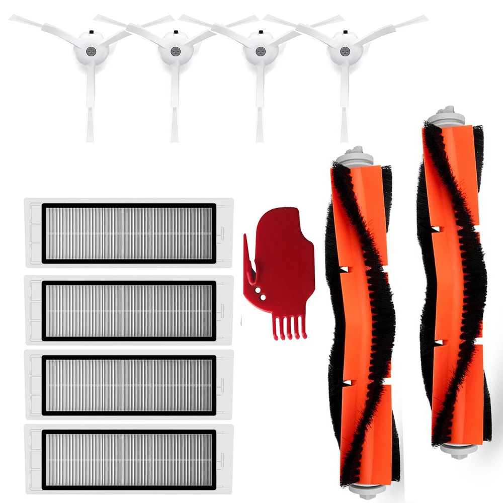 

Main brush Hepa Filter Side brush for Xiaomi mijia SDJQR02RR SDJQR03RR SKV4022GL Gen1Gen2 Gen1S Robot Vacuum Cleaner accessories