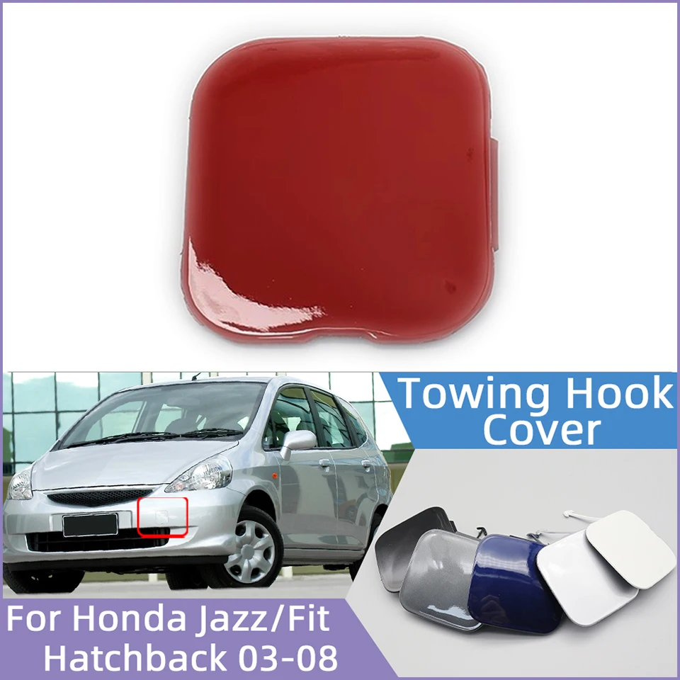 Передний бампер автомобиля фаркоп крышка прицепа для Honda Fit Jazz GD GD1 GD3 2003 2004 2005 2006 2007