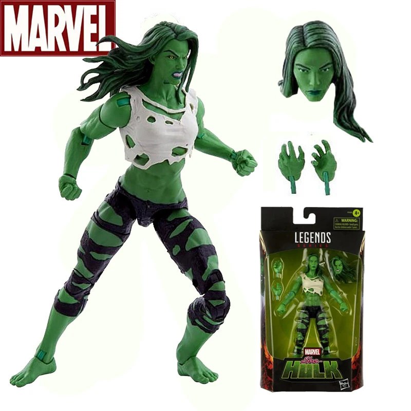 

Фигурка героя Marvel Legends She-hulk, 6 дюймов, женские фигурки Халка, статуя, модель, орнамент, игрушки для друзей и детей