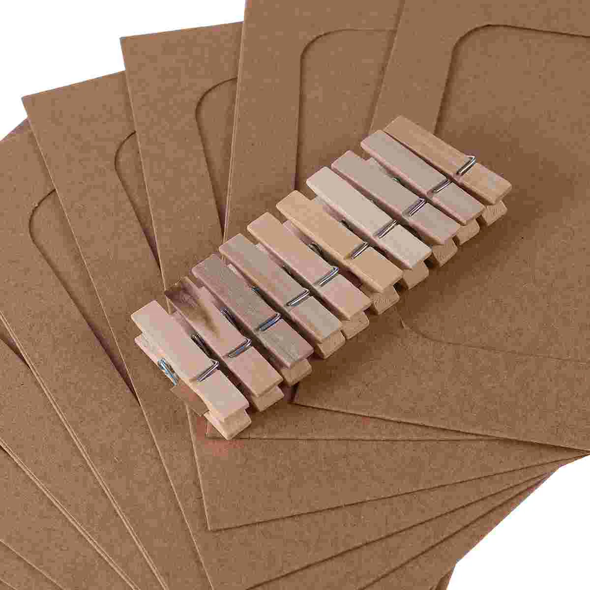 10 шт. крафт-бумага фотографа Pohdor для свадебного декора зажим альбома подвесной