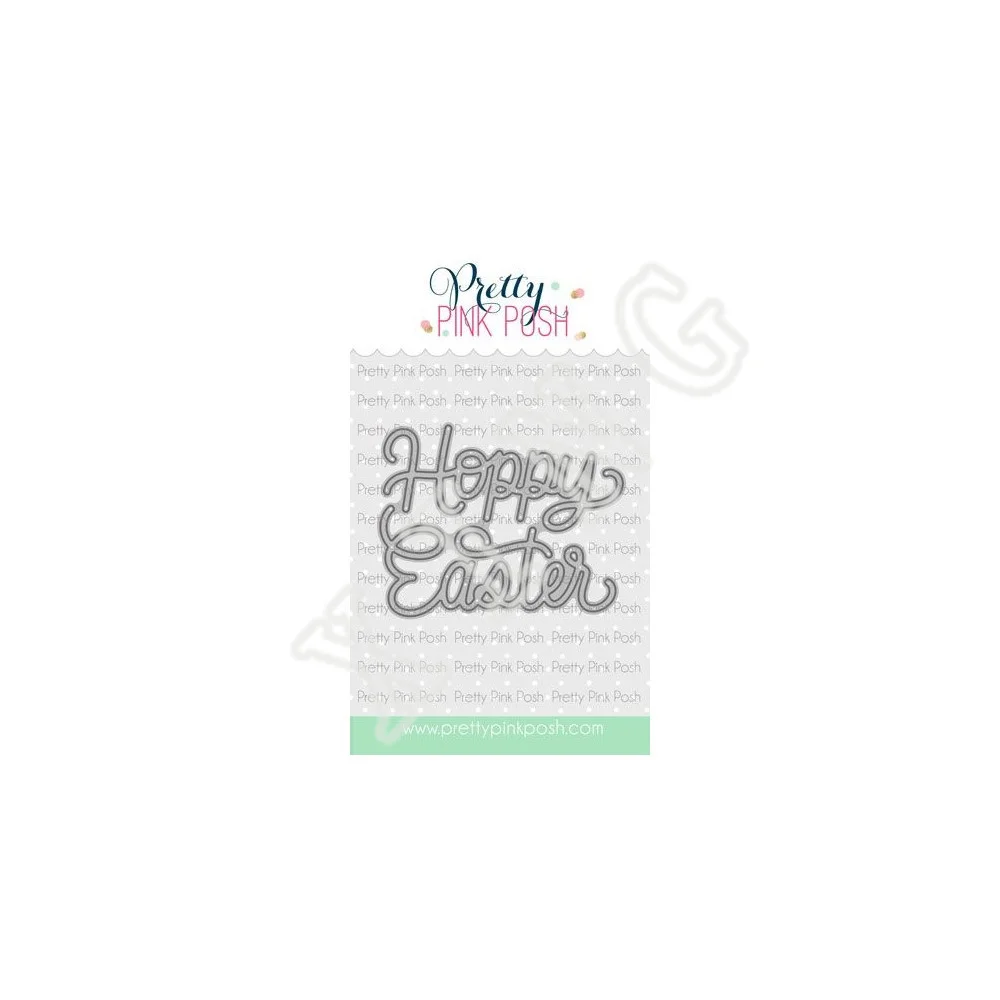 

2022 New Hoppy Easter Script Metal Cutting Dies Diy Gift Card Handmade Decorate Embossing Mold Craft Knife Blade Punch Template