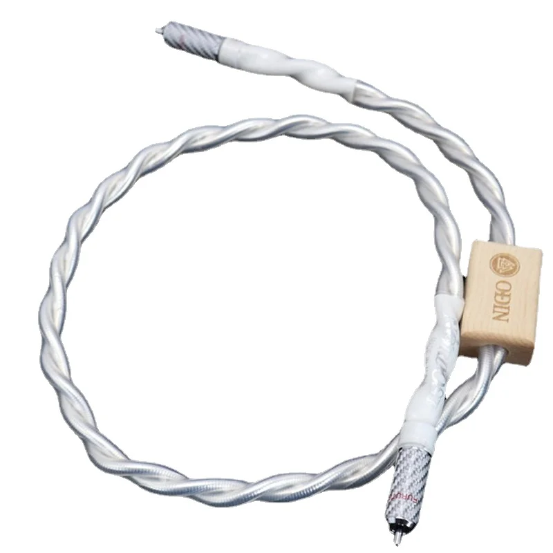 

Коаксиальный кабель LXPH23 HiFi Odin Audio Digital Rca 110 Ом AES/EBU, белый штекер RCA из углеродного волокна, 1 м