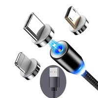 new diy magnetic charger micro usb cable plug round magnetic cable plug fast charging wire cord magnet usb type c cable plug