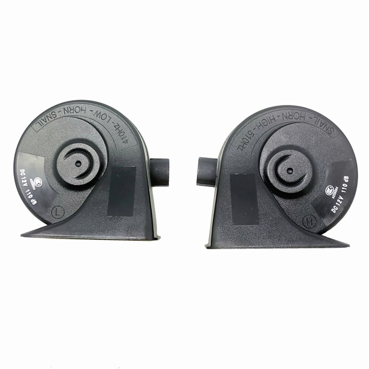 

Громкий водонепроницаемый автомобильный звуковой сигнал Snail Horn 410 дБ, 510 Гц, двухцветный передний динамик для Porsche Cayenne Panamera 970 Cayman Macan