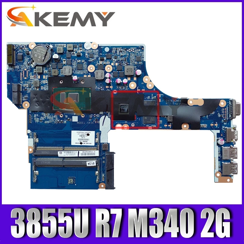 

Материнская плата для ноутбука HP Probook 450 G3 470 G3 DAX63CMB6D1 DAX63CMB6C0 MB с процессором 3855U R7 M340 2G-GPU 100% полное тестирование