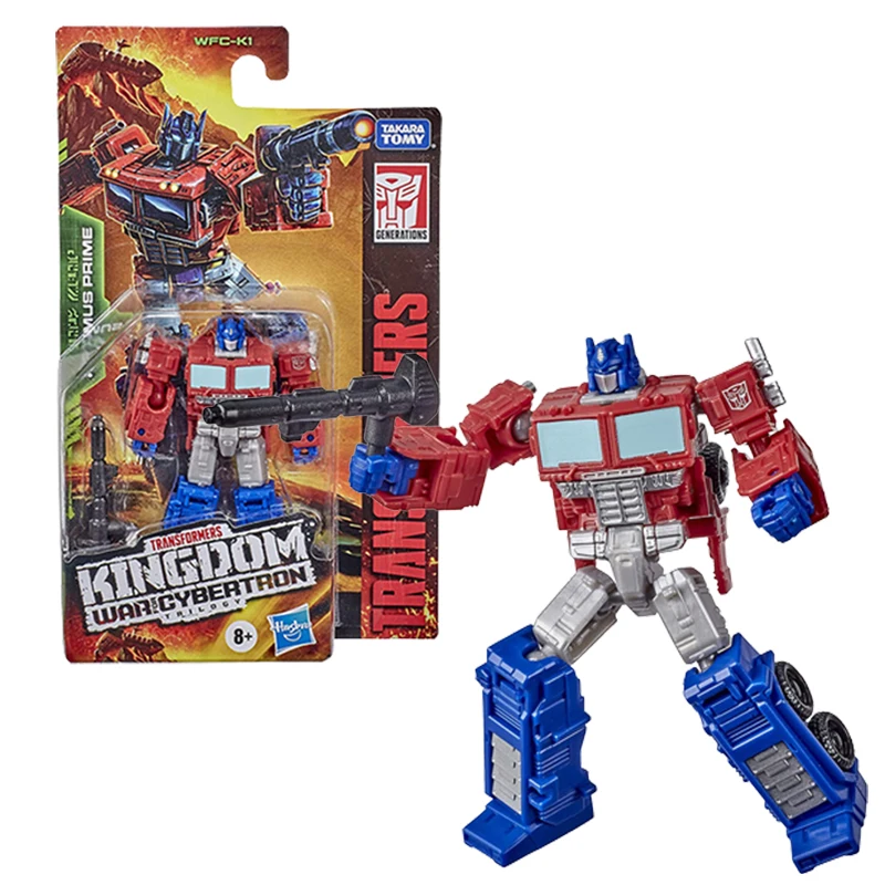 

Transformers Generations War for Cybertron: Kingdom Core Class WFC-K1 Optimus Prime Action Figure Model Toys Gift For Children