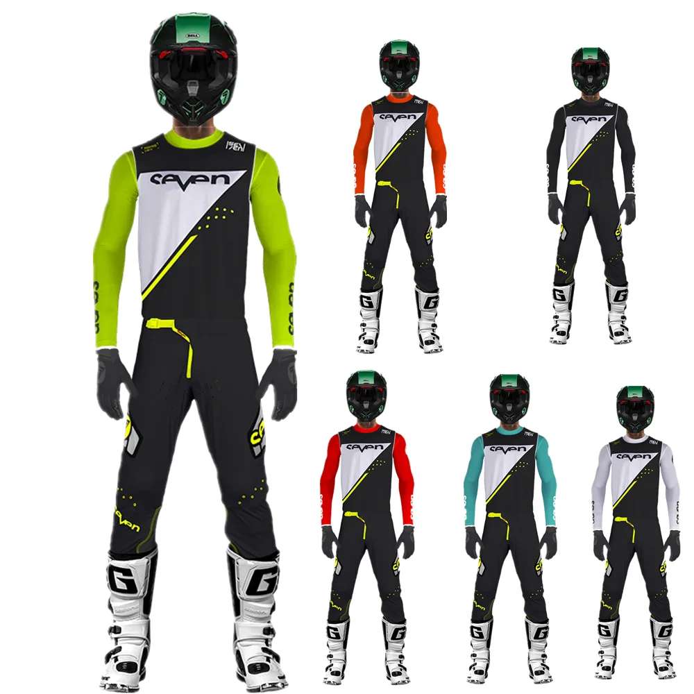 2023 SEVEN Mx Jersey Set Off Road Motorcycle Race Wear Dirt Bike Motocross Gear Set Moto Suit