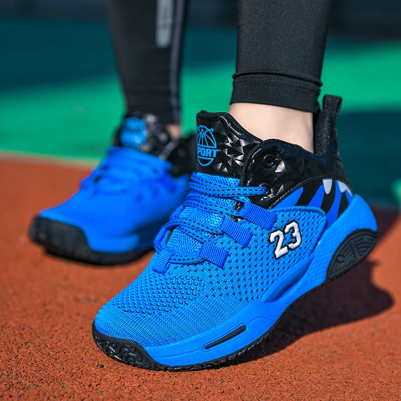 Детские брендовые баскетбольные кроссовки для мальчиков высококачественные на