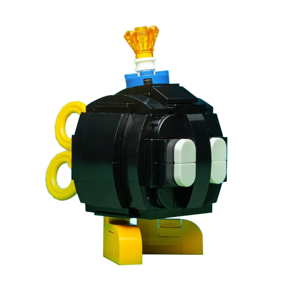 MOC Mini Sea Life рептилии DIY маленькие строительные блоки игра Bowser животные 3D модели