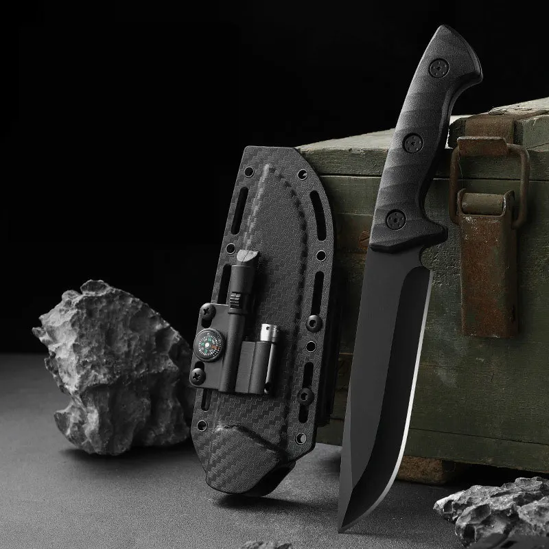 Походный нож прямой тактический нож-футляр K для кемпинга выживания альпинизма