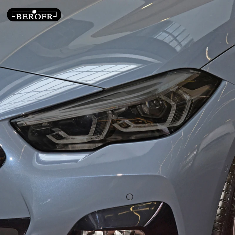 Car Headlight Tint Black Protective Film Protection Transparent TPU Sticker Accessories For BMW 2 Series F44 Gran Coupe M235i Car Headlight Tint Black Protective Film Protection Transparent TPU Sticker Accessories For BMW 2 Series F44 Gran Coupe M235i