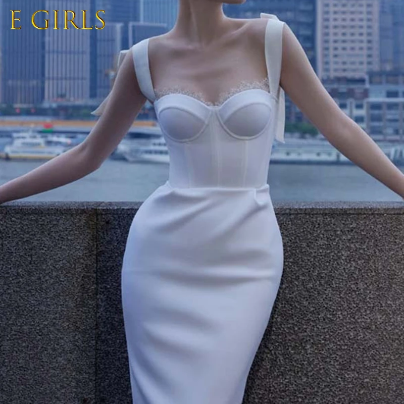 

Женский кружевной сарафан в стиле бохо, однотонное Белое Платье макси с открытой спиной, квадратным вырезом, без рукавов, лето 2022