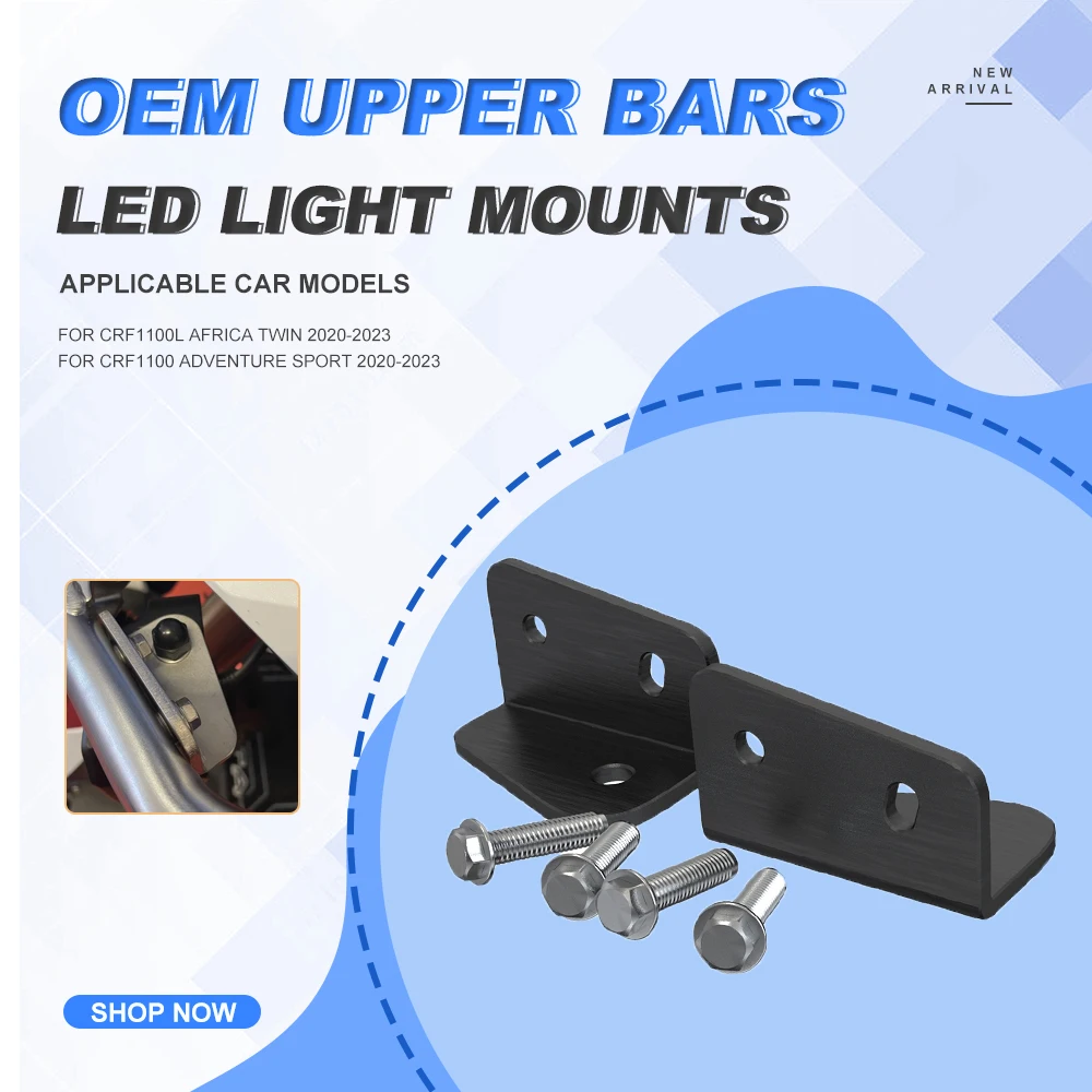 

For HONDA CRF1100L Africa Twin OEM Upper Bars LED Light Mount CRF1100 Adventure Sport 2020 2021 2022 2023 Motorcycle Accessories