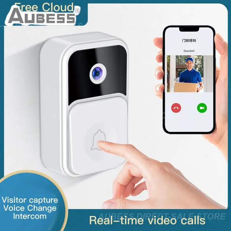 

Iwfcam App Control Video Doorbell Waterproof Ip65 Wireless Door Phone Camera Outdoor Battery Intercom Smart Home Wifi Door Bell