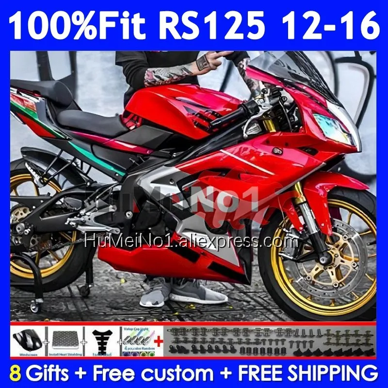 Инжекционный комплект для Aprilia RS-125 RSV125 R RS125 12 13 Stock red 14 15 16 313No.109 RS 125 2012 2013 2015 2014 Φ