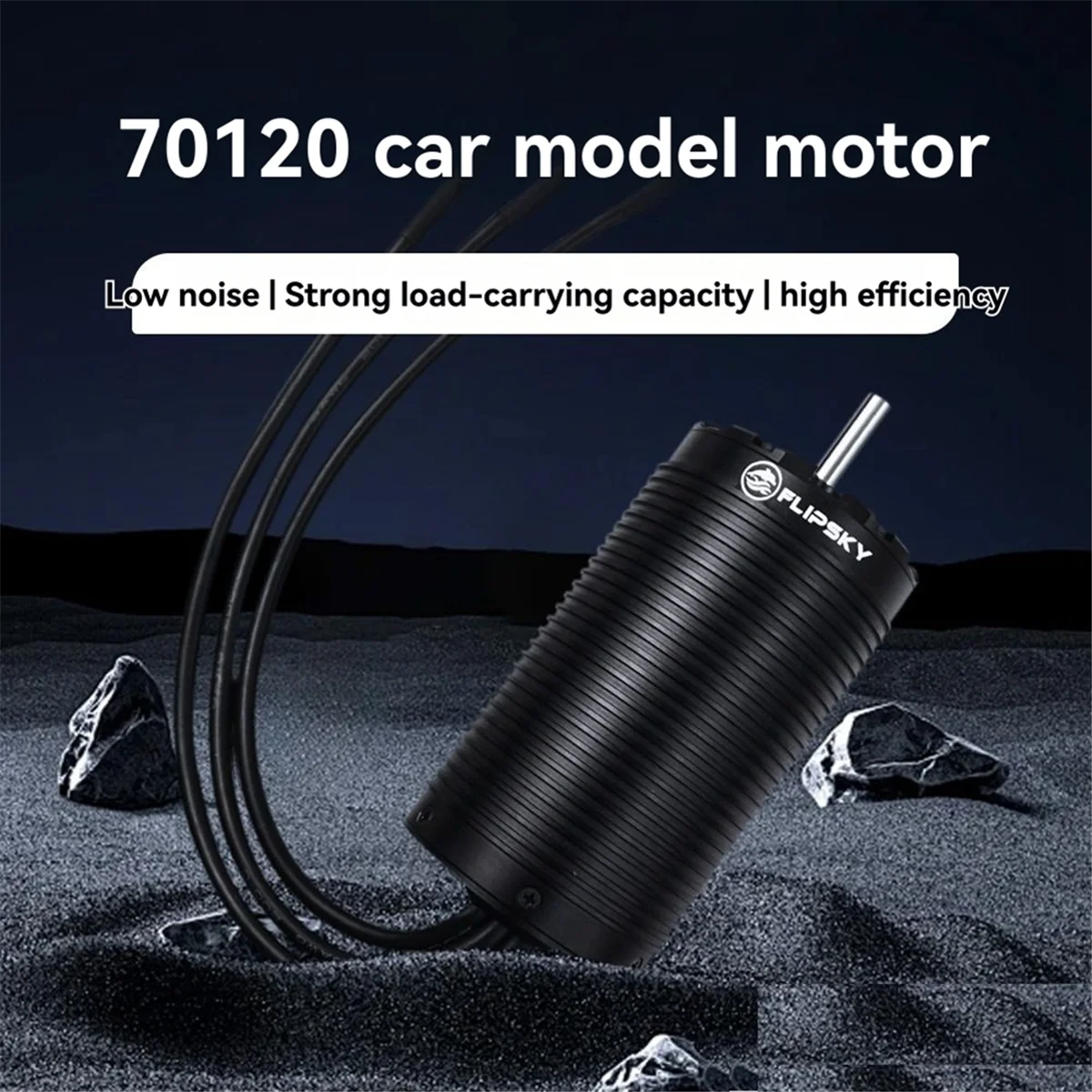 Фото 70120 Бесщеточный двигатель RC Car 480KV Бесщеточный двигатель IP54 Водонепроницаемый 6-16S 5000 Вт для альпинизма Внедорожник RC Автомобиль №3