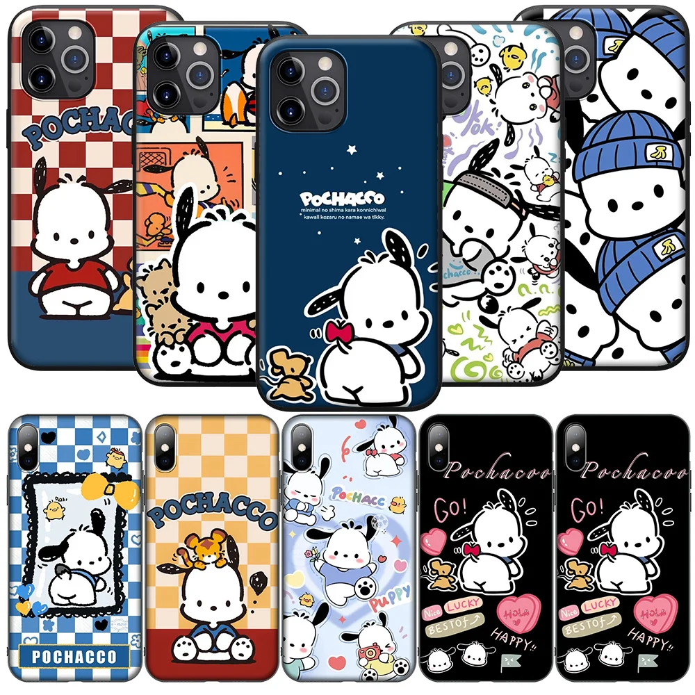 Мягкий чехол для телефона SK56 Cute Pochacco Dog Huawei Mate 20 P20 P30 Y8P Y8S Y9S Y7A Y9A Y5P Lite Pro