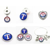 us baseball team texas dangle charms diy necklace earrings bracelet bangles buttons sports jewelry accessories
