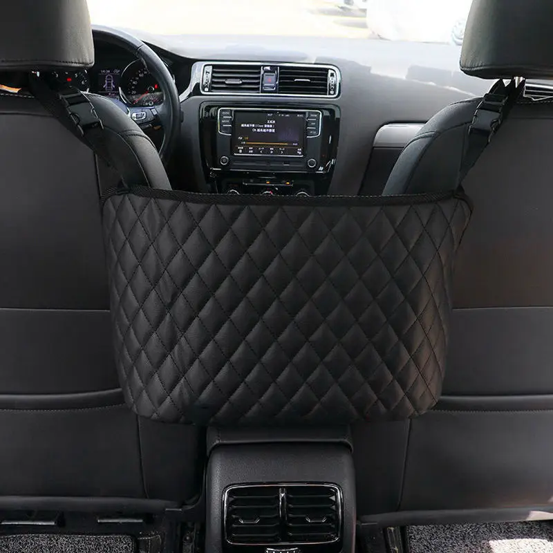 

На среднем сиденье автомобиля есть карманы для сетки для хранения для девочек, подвесная сумка для хранения на спинке стула, автомобильные принадлежности